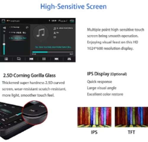 Android Car Radio - 10" Android Double Din Touch screen BT/USB/MP3 Mirror Link Media player