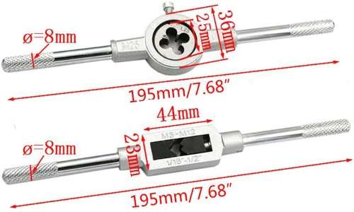 Tap and Die Set - 12pc Tap and Die Set - 12pc DIY & Professional Tap & Die Set