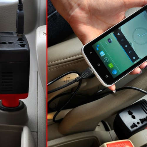 200W Inverter - DC to AC 12V 200W Car Power Inverter - 200W Car Lighter Socket Inverter