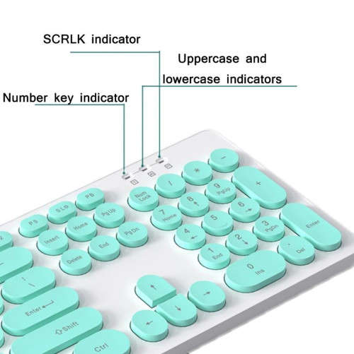Keyboard - 2-in-1 Keyboard Set - Wireless Keyboard and Mouse