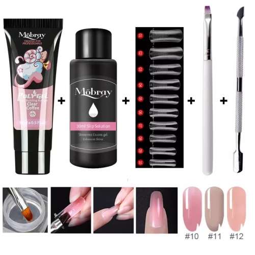 Poly Extention Gel Set Nail