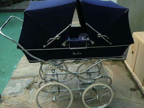 Vintage Silver Cross Twin Pram