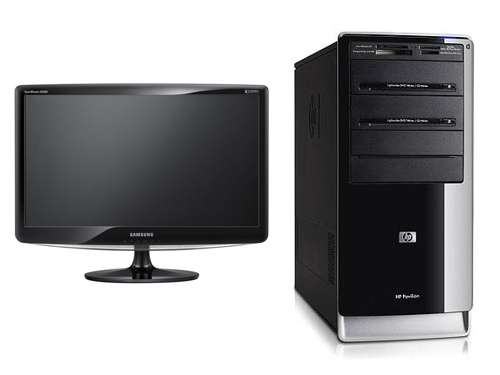 GORGEOUS! HP Pavillion Desktop Computer & Samsung B2030 Monitor