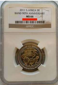 *HIGH GRADE* SARB ANNIVERSARY MS66 R5 COIN NGC GRADED