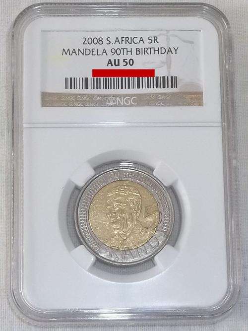 MANDELA BIRTHDAY AU50 NGC GRADED R5