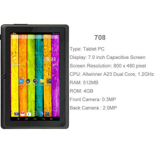 7 Inch Android 4.2 Tablet  with Capacitive Touchscreen,Dual Core CPU, 1.5GHz, Wi-Fi, Dual Cam, ext3G