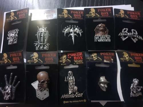 Music Mix Merchandise - Pings, Necklaces, Belt Buckles