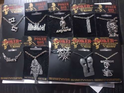 Music Mix Merchandise - Pings, Necklaces, Belt Buckles