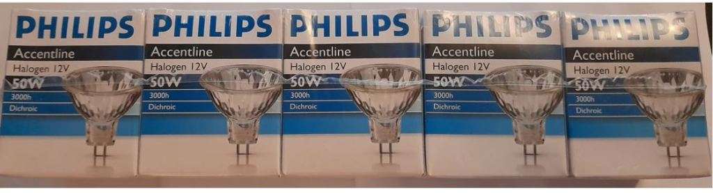 PHILIPS ACCNTLINE 50W HALOGEN DOWN LIGHTS