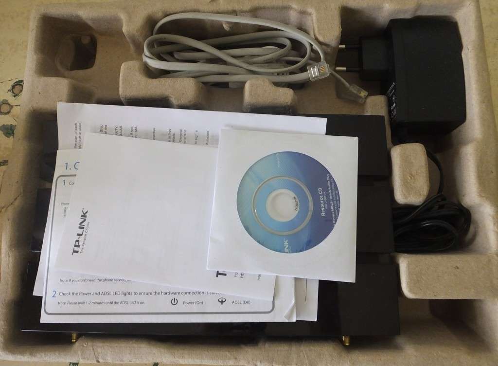 TP-LINK 300Mps Wireless N Gigabit ADSL2+ Modem Router