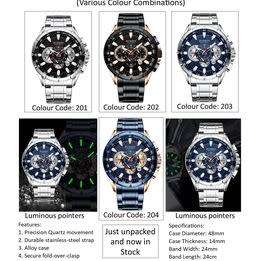 WOW! BRAND NEW! Stainless Steal CURREN 8363 CHRONOGRAPH WATCH