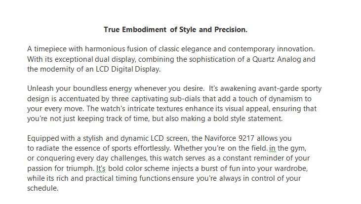 Naviforce 9217 Awakening Avant-Garde Sporty Power men`s Digital Stainless steel Wrist watch - GREEN