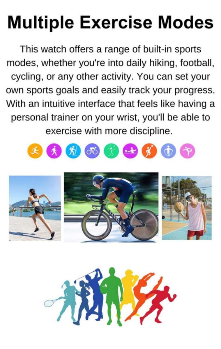 LIGE SMART SPORTS AND FITNESS WATCH STEEL + FREE SILICON STRAP