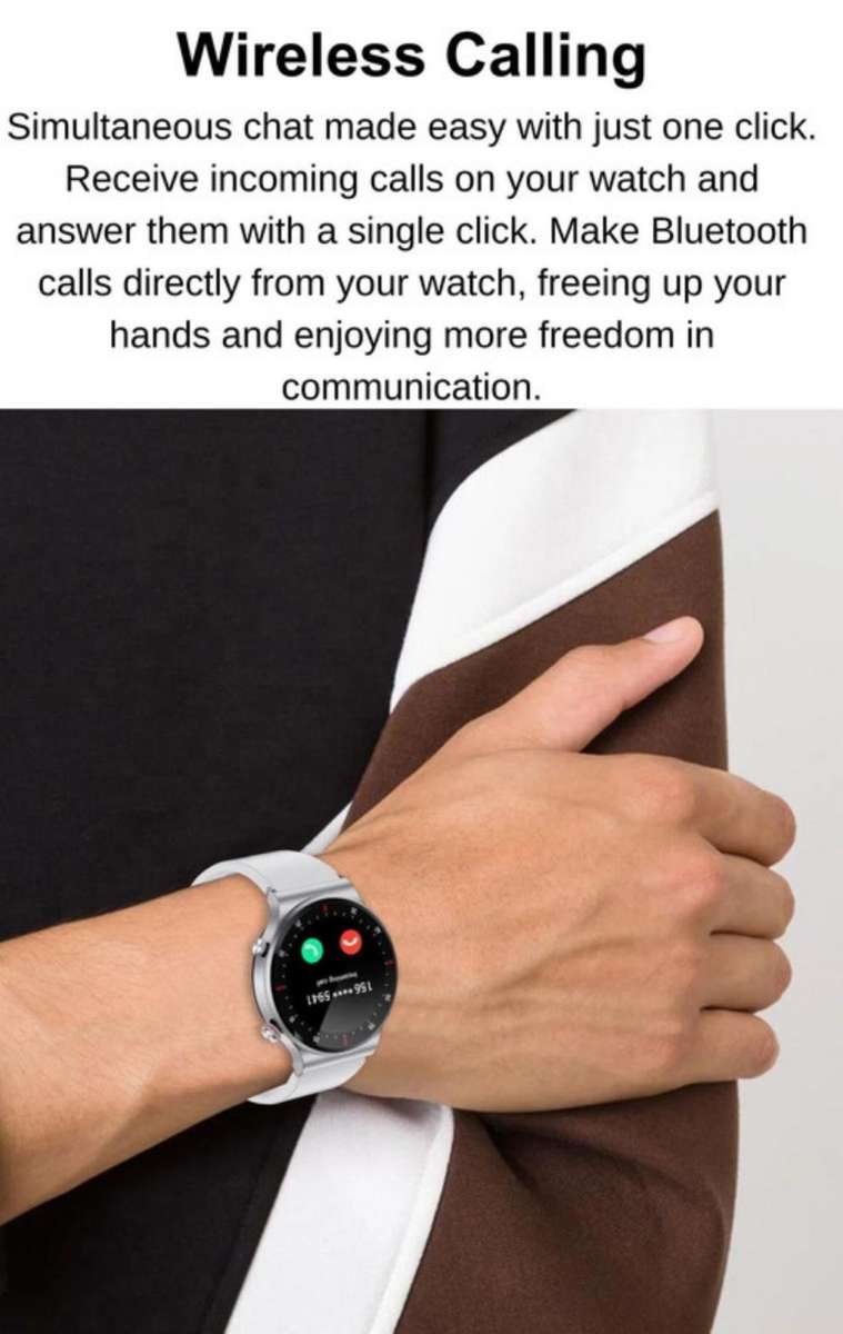 LIGE SMART SPORTS AND FITNESS WATCH STEEL + FREE SILICON STRAP