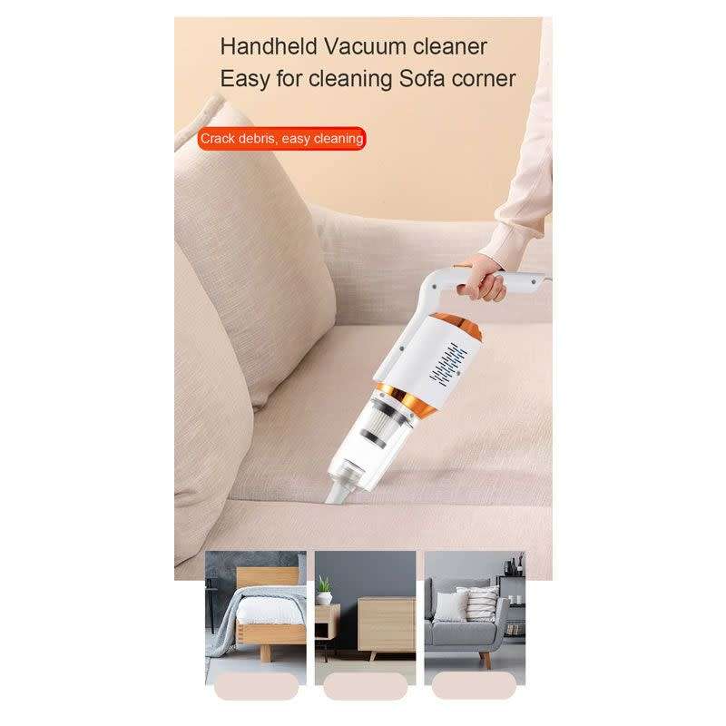 120W Wireless 2 In 1 Handheld Home and Car Vacuum Cleaner