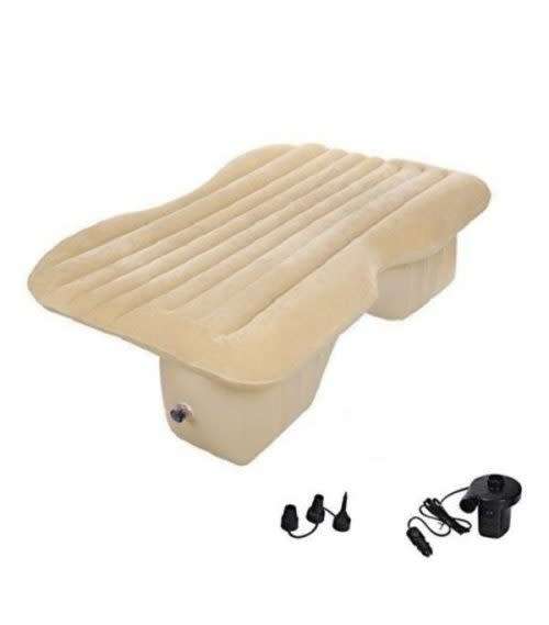 Versatile Car Travel Mattress With 2 Pillows Includes Pump