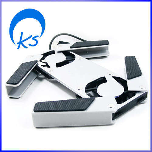 Rotatable USB Laptop Notebook 2 Fans Cooler Cooling Pad