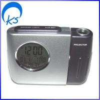 Digital Projector Alarm Clock w/LCD Screen Time, Date,