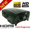 150 INCH FULL HD LED projector with inbuilt TV tuner and HDMI input.