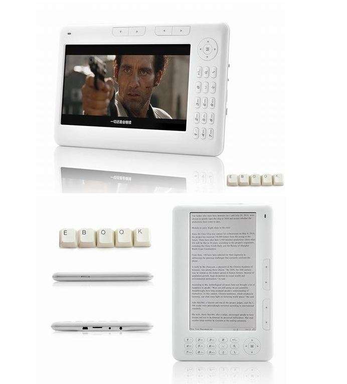 7' Ebook Reader e-book 4GB