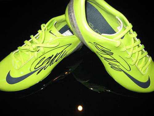 Cristiano Ronaldo Nike Mercurial football boots PAIR signed!