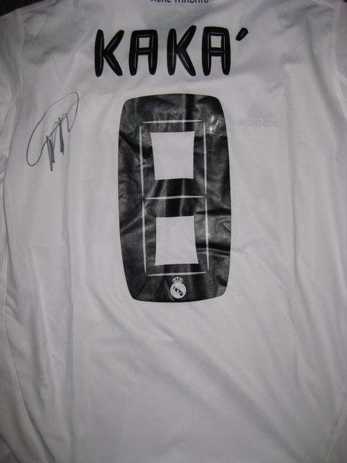 Ricardo KAKA signed Real Madrid 2010/2011 NEW home shirt