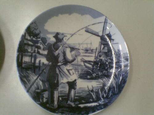 Delft The Fisherman Wall Plate  160cm