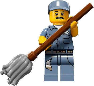 New*** LEGO Minifigures series 15 - Janitor