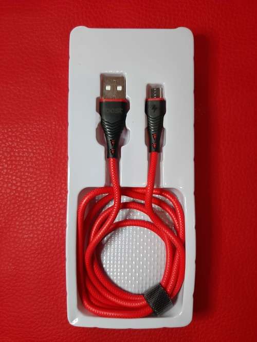 USB to Micro USB Fast Charge Cable ( Red )