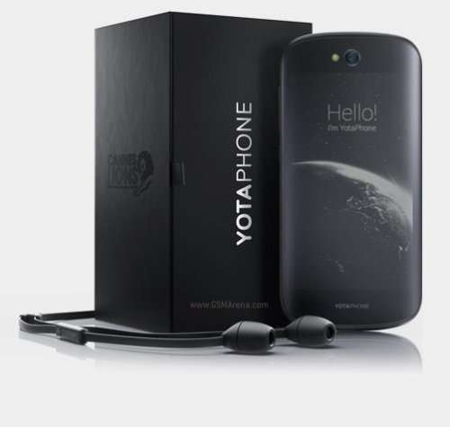 YOTAPHONE 2 4G LTE 5" FHD AMOLED + 4.7" qHD Dual Screen 32GB Wireless GPS BLACK