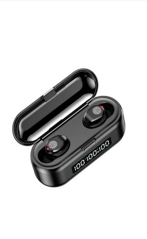 POWERFUL || TRUE WIRELESS EARBUDS PRO || FINGERPRINT TOUCH || CHARGING CASE WITH POWER BANK ||