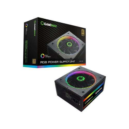 GameMax RGB 1050W Modular 80+ Gold PSU