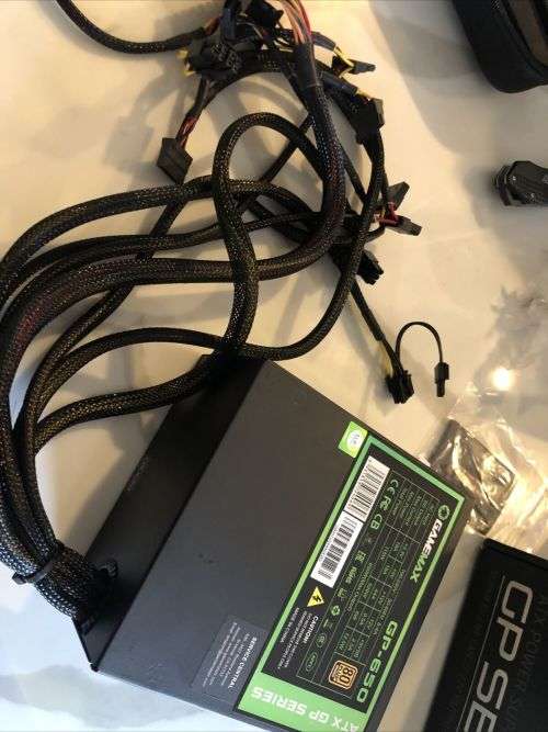GameMax GP650 - ATX PSU 650W - WAPFC 80 Plus 14cm Fan Power Supply