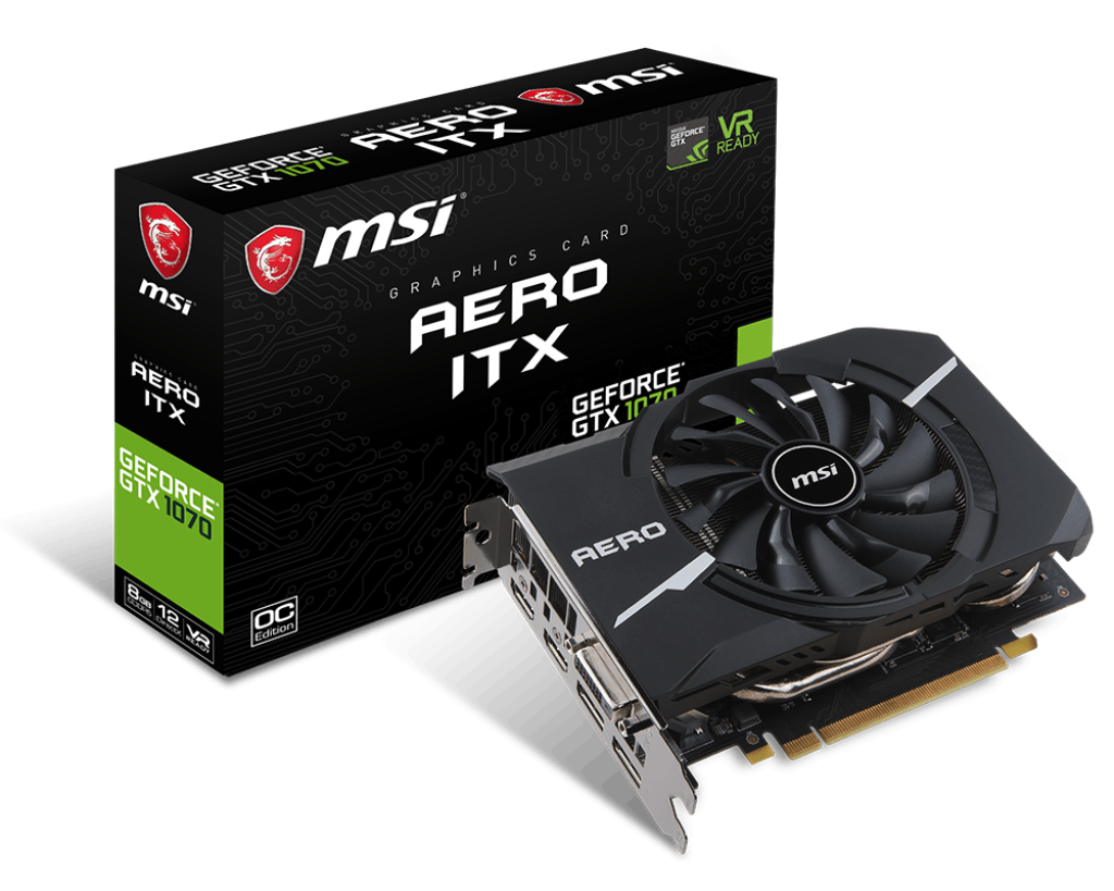 MSI GeForce GTX 1070 AERO ITX 8G OC
