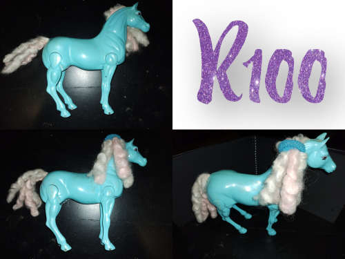 Blue Barbie Horse