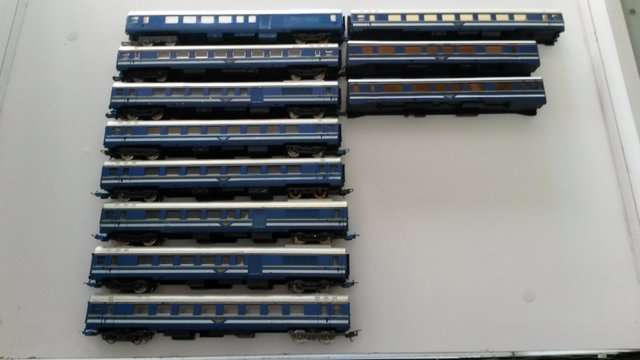 Blue Train Set