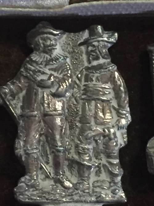 Antique RARE!!! Arthur Price of England - Vintage Holland HH 90 Set 6 Silver Plated Spoons