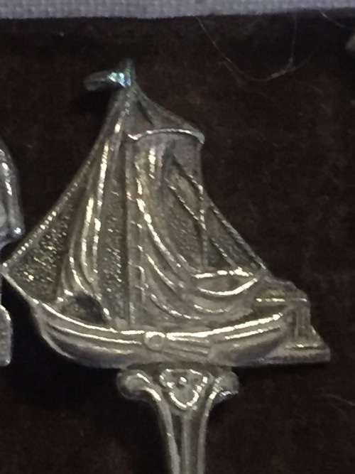 Antique RARE!!! Arthur Price of England - Vintage Holland HH 90 Set 6 Silver Plated Spoons