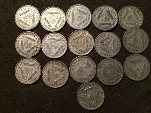 SA Union 50% Silver Tickey's