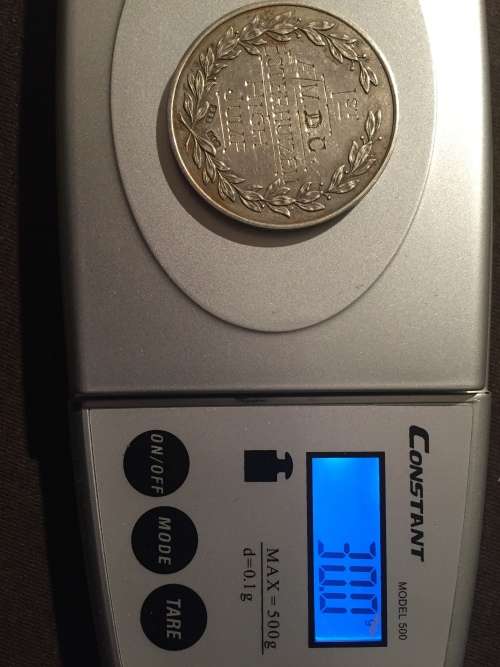 Silver Hallmarked medallion