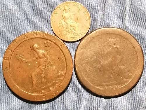 British cartwheel dated 1797 scarce in this condition