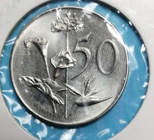 1965 Afrikaans 50Cents UNC