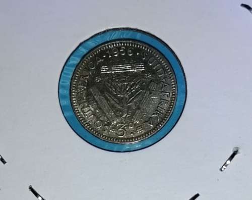 1956 Union Tickey - 3d - 50% Silver