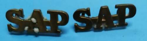 SAP brass insignia