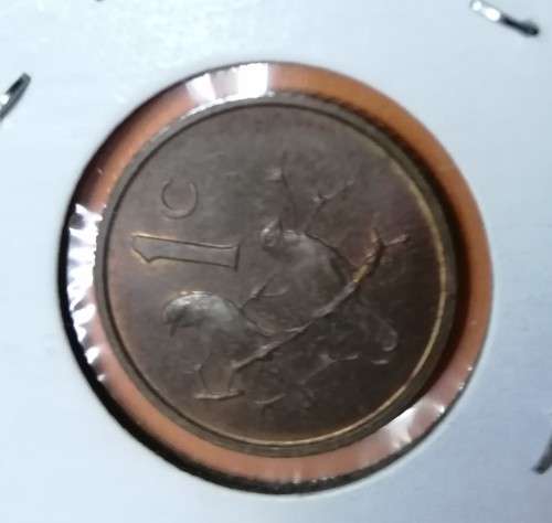 1965 One cent - English