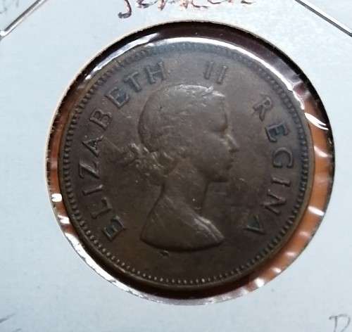 1954 SA Union 1/2 Penny  SCARCE