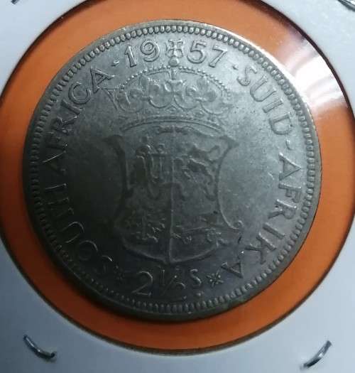 1957 SA Union 2/6 Half crown