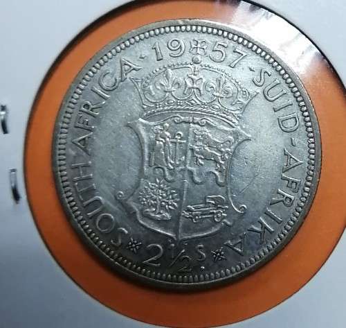 1957 SA Union 2/6 Half crown