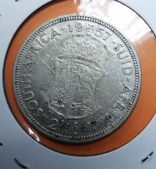 1957 SA Union 2/6 Half crown