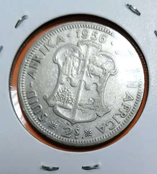 1956 SA Union silver Floren 2/